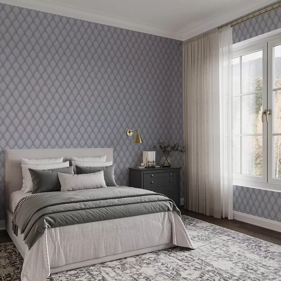 zidne murale Volumetrijski lukovi nalik sivoj skali s mekim gradijentom a00989