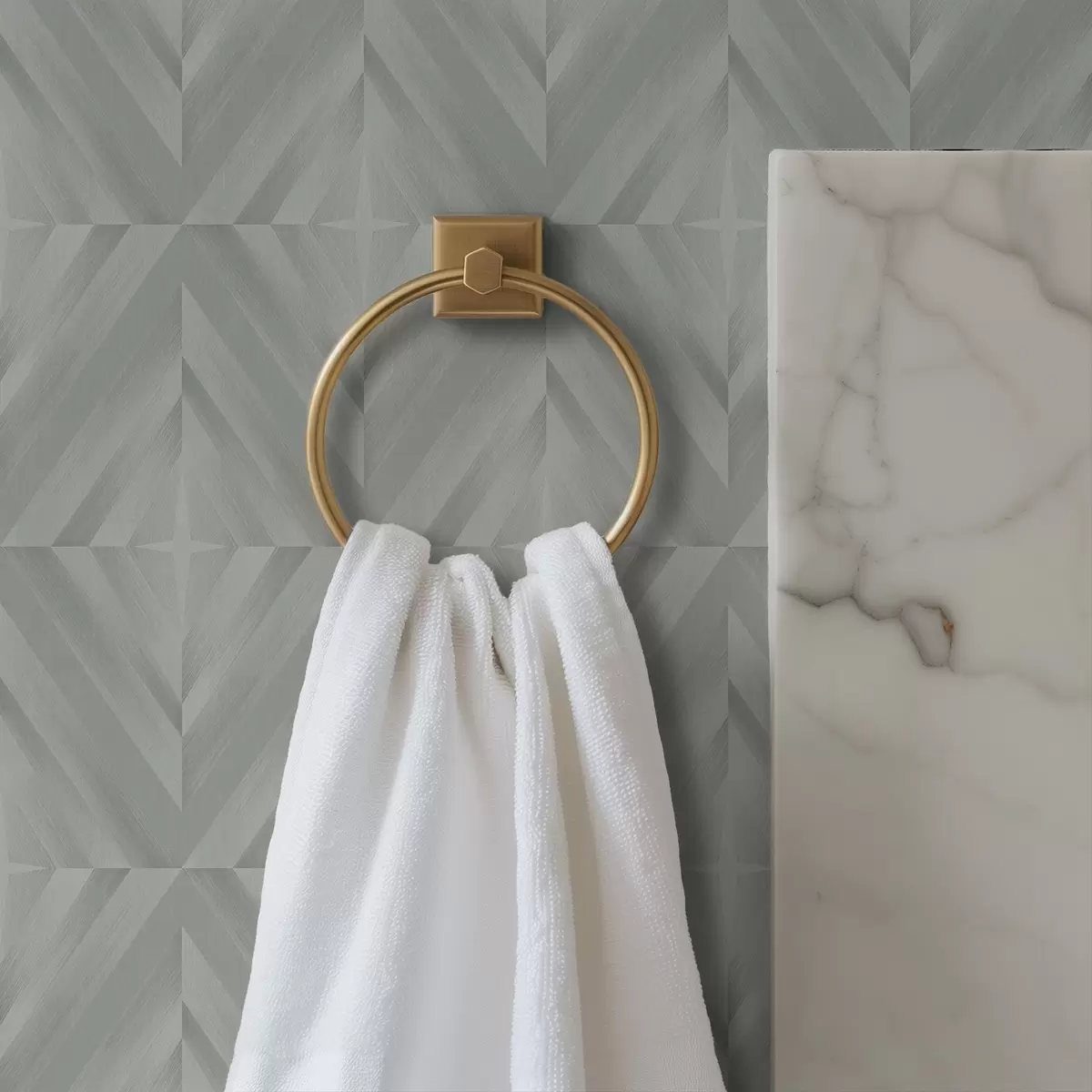 Pozadina Dijagonalni potezi koji tvore kvadrate u mint-sivoj paleti a00983v1