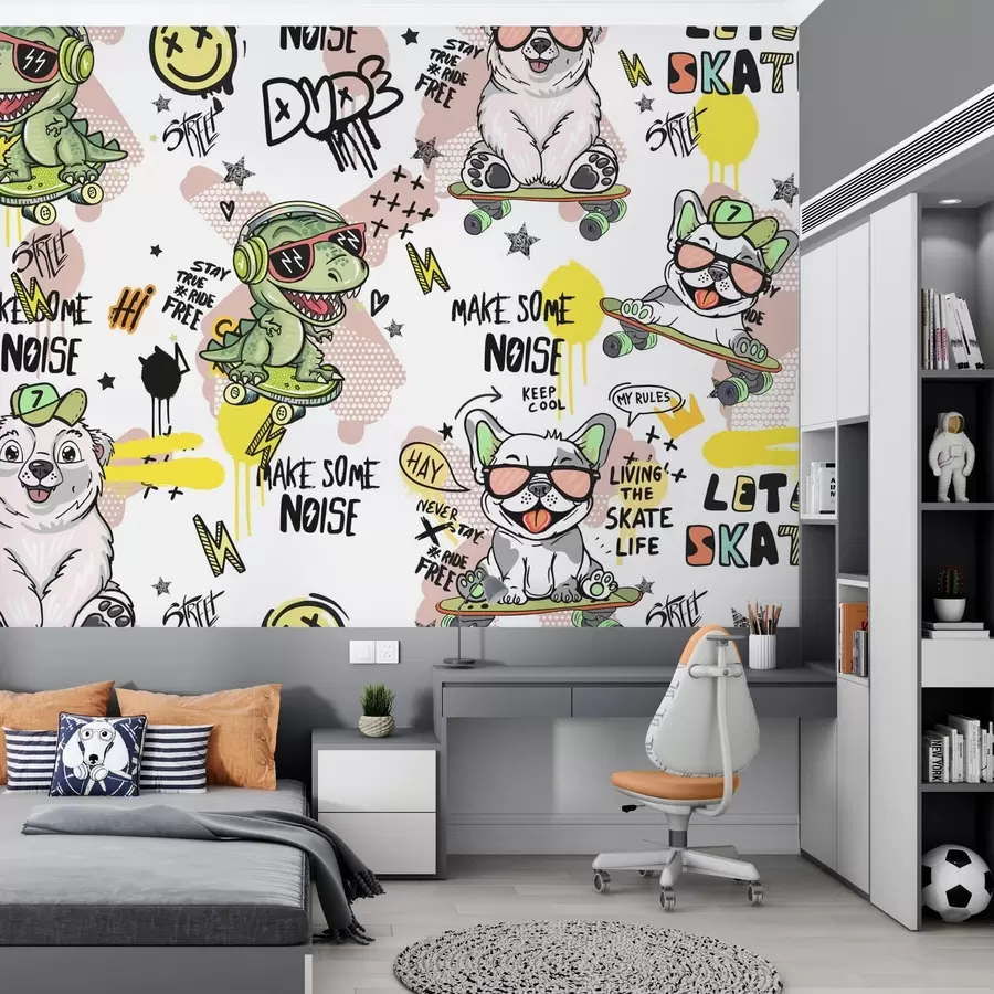 zidne murale Likovi iz bajke w04940