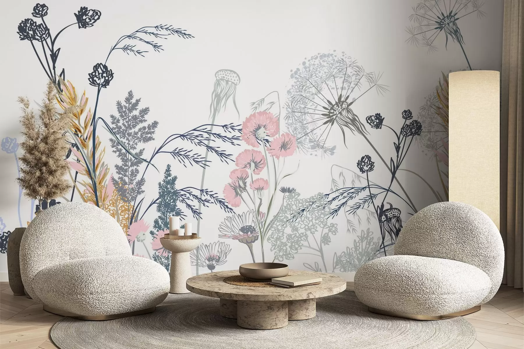 zidne murale Divlje cvijeće w04943v2