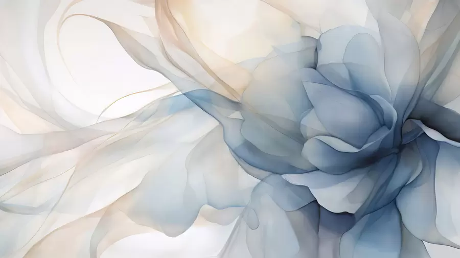 zidne murale Nježni cvjetni veo w04944