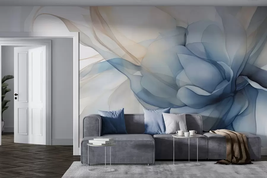 zidne murale Nježni cvjetni veo w04944