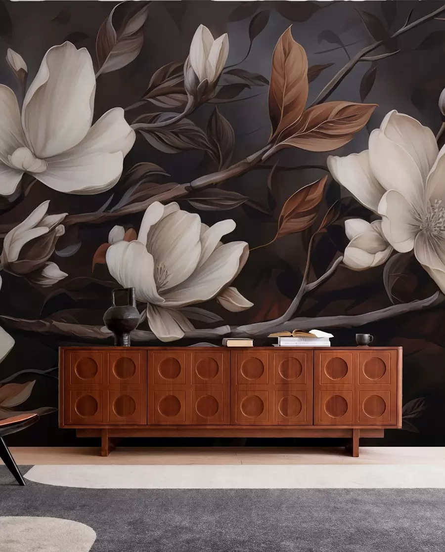 zidne murale Elegantna grana drveta w04950