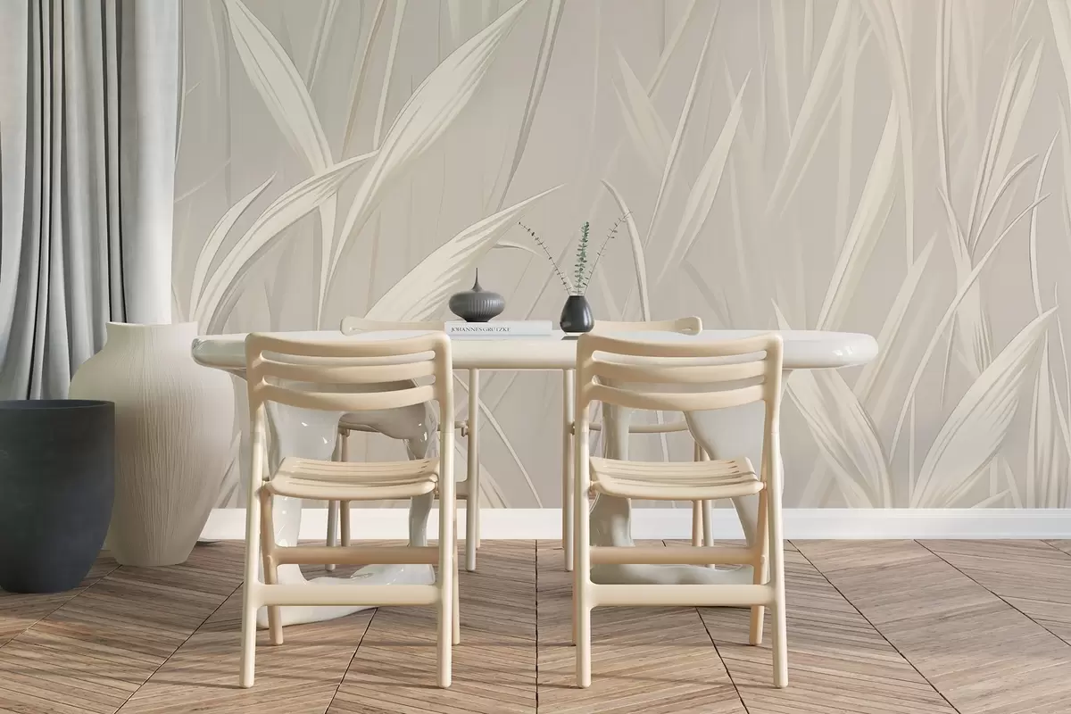 zidne murale Apstraktna trava w04915