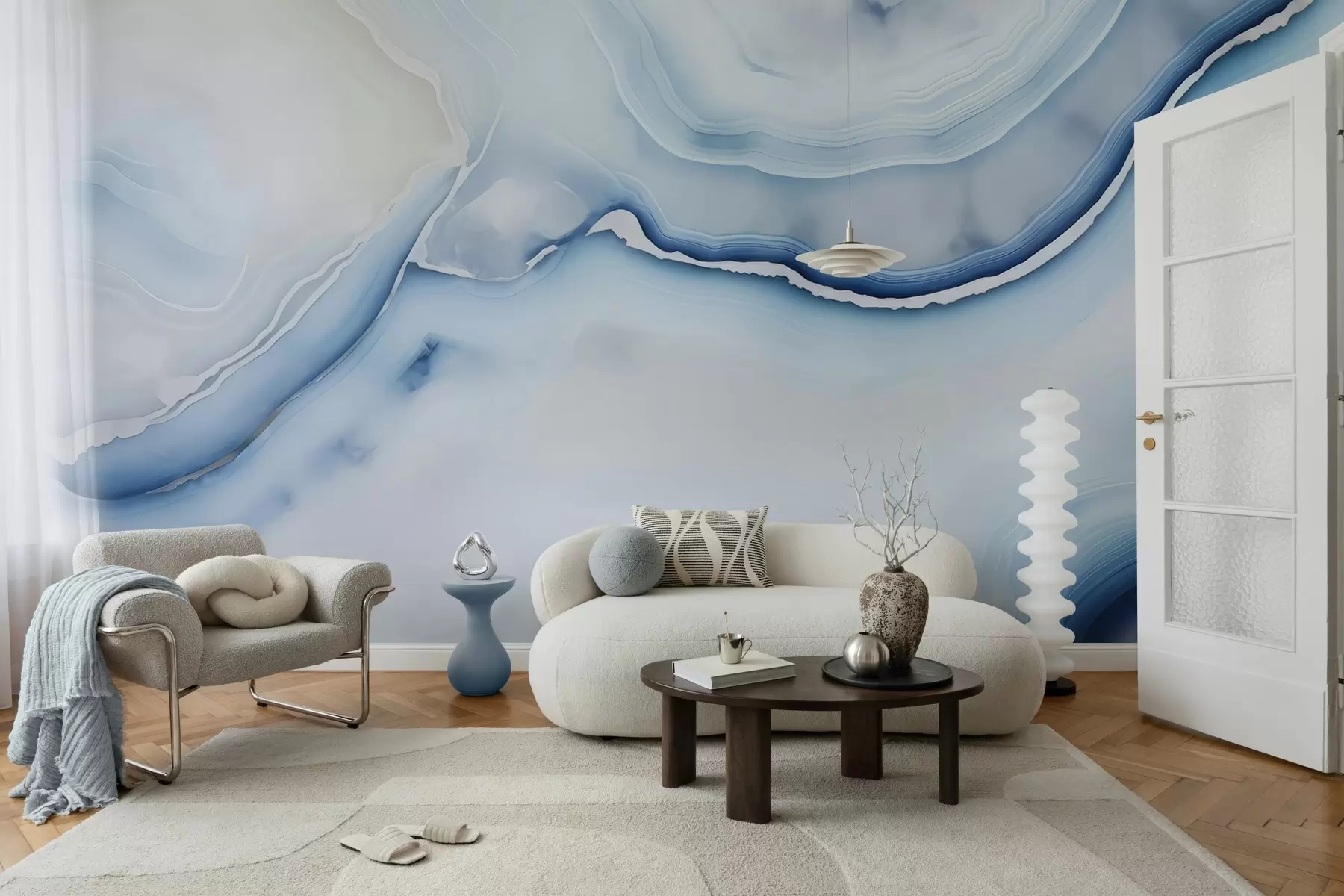 zidne murale Nježni mramor w05000