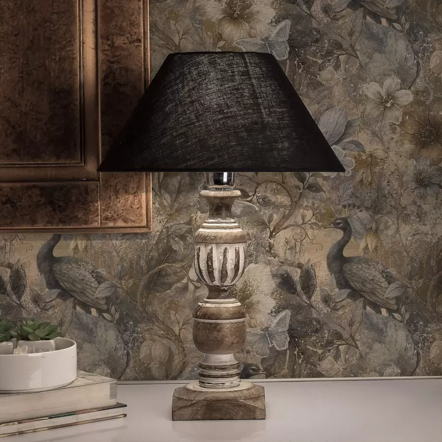 zidne murale Kolaž od starih cvjetova s paunovima i leptirima a00897