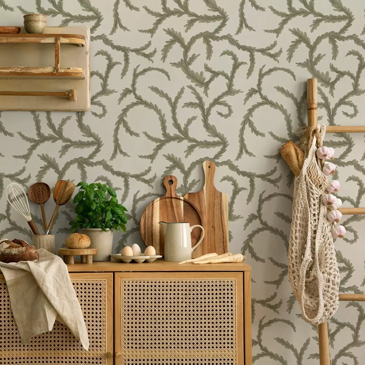 Pozadina Meki zeleni kovrče četinjača na svijetloj pozadini a00938