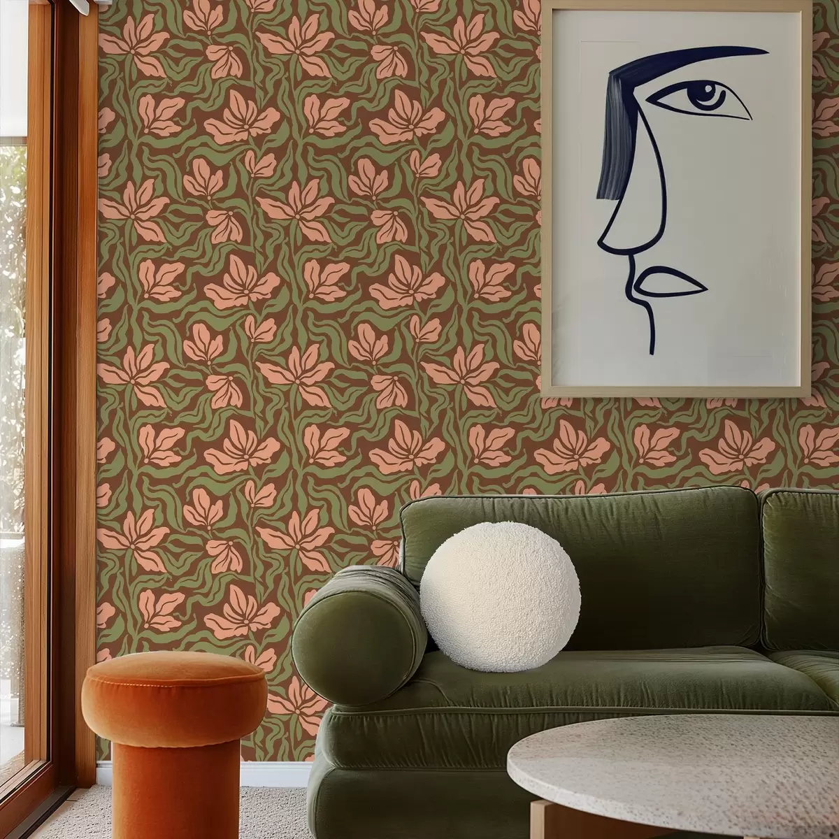 Pozadina Cvjetovi breskve i zelenilo na tamnosmeđoj pozadini a00958v2