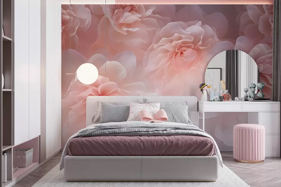 zidne murale Božuri w04919