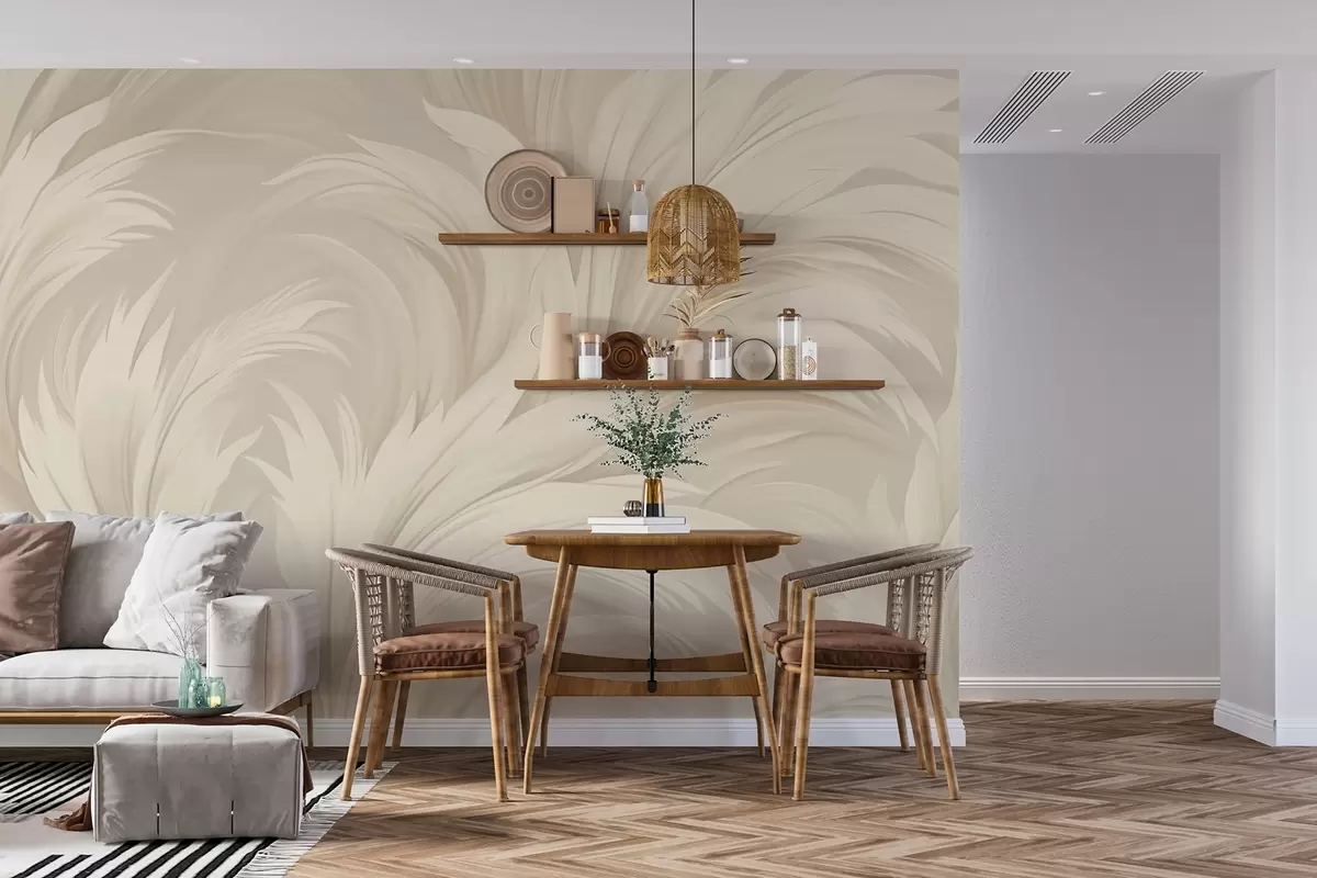 zidne murale Apstraktni listovi w04987