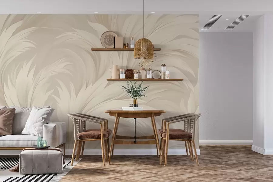 zidne murale Apstraktni listovi w04987