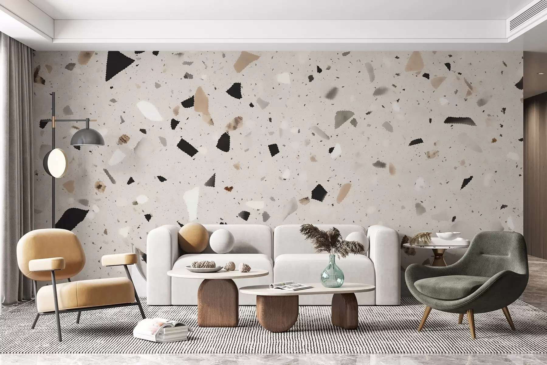 zidne murale Geometrijska apstrakcija w04971