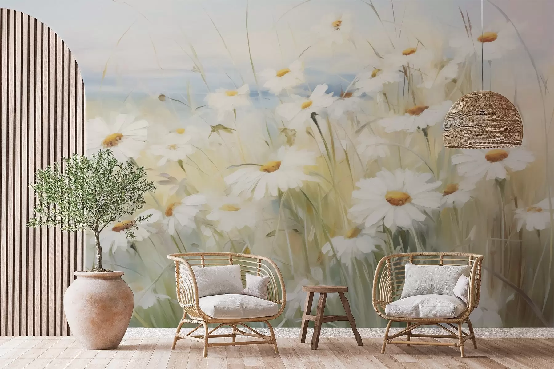 zidne murale Cvjetno polje w05035