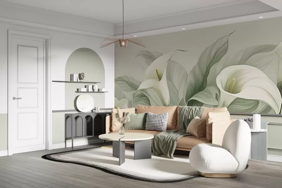 zidne murale Egzotično cvijeće w05028