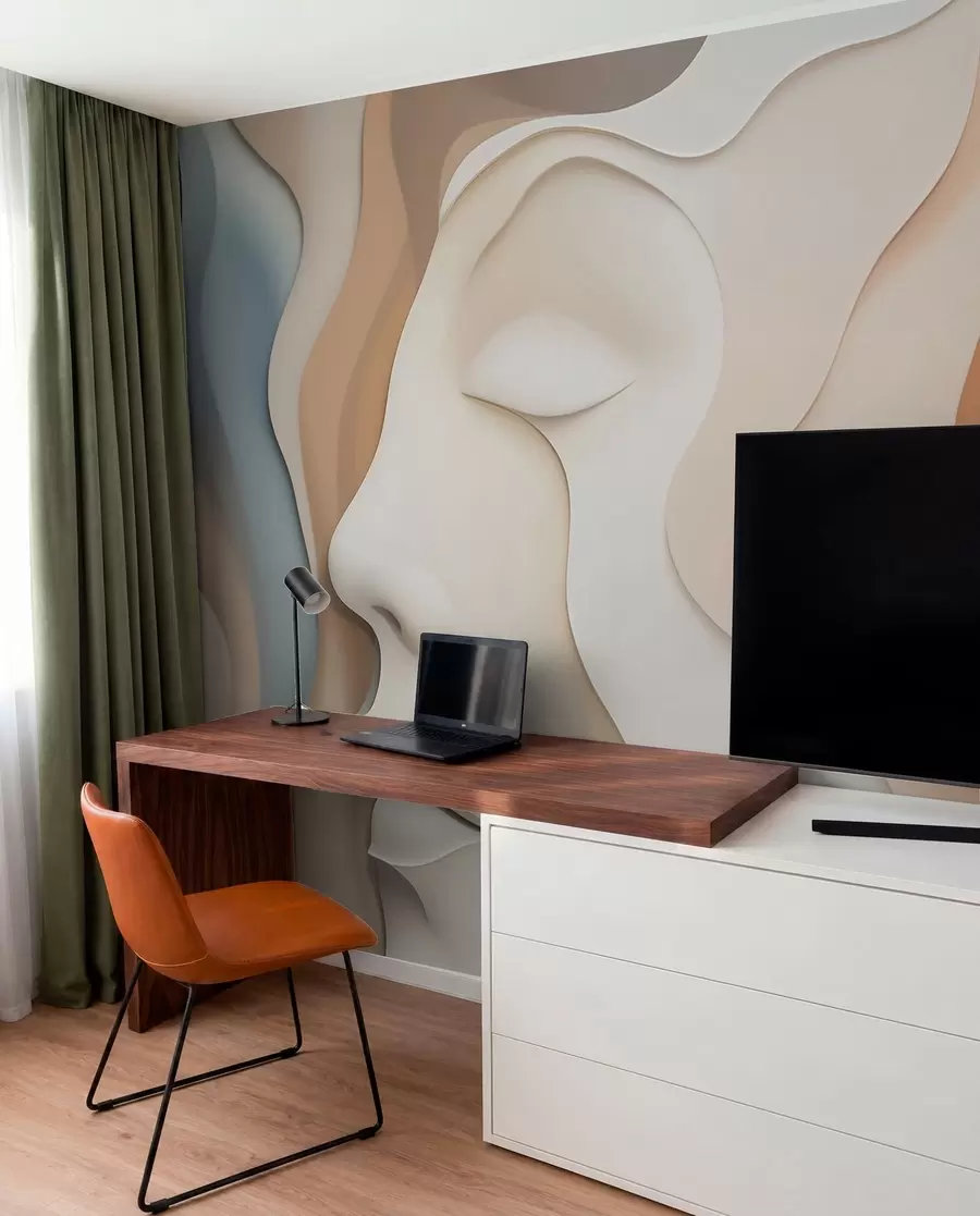 zidne murale Apstraktno lice w04869