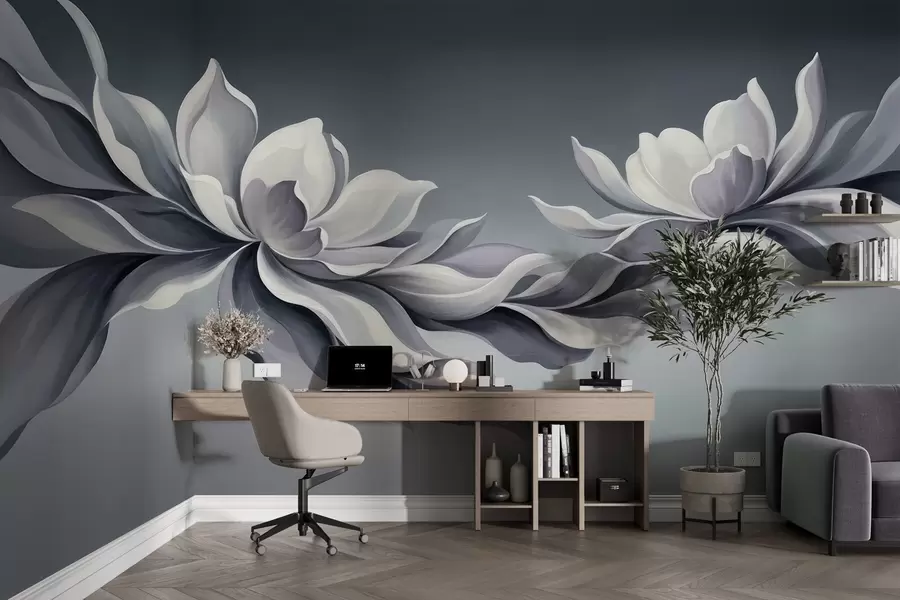 zidne murale Elegantna grana latica w05042