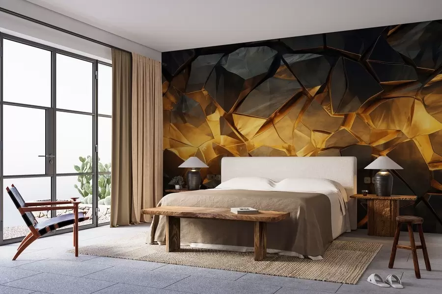 zidne murale Imitacija kamena u akvarelu w05045