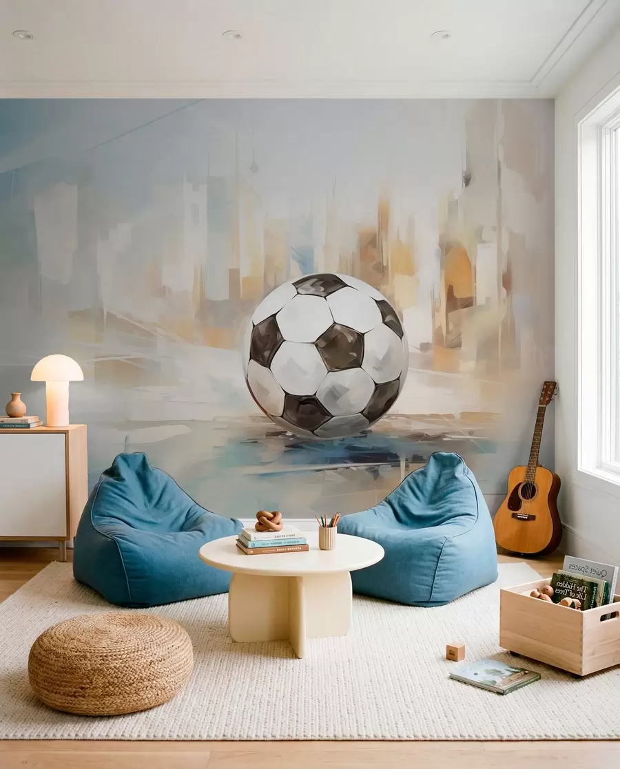 zidne murale Lopta u naslikanom svjetlu w05102
