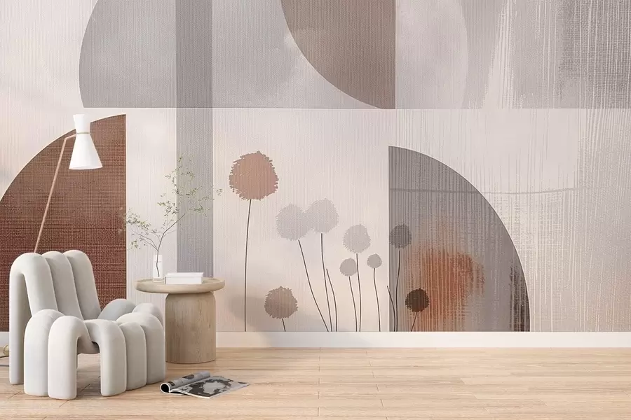 zidne murale Cvijeće i tekstura w09627v1