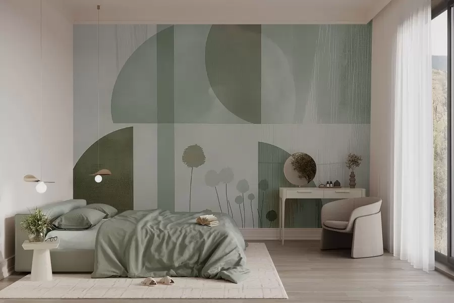 zidne murale Cvijeće i tekstura w09627v2