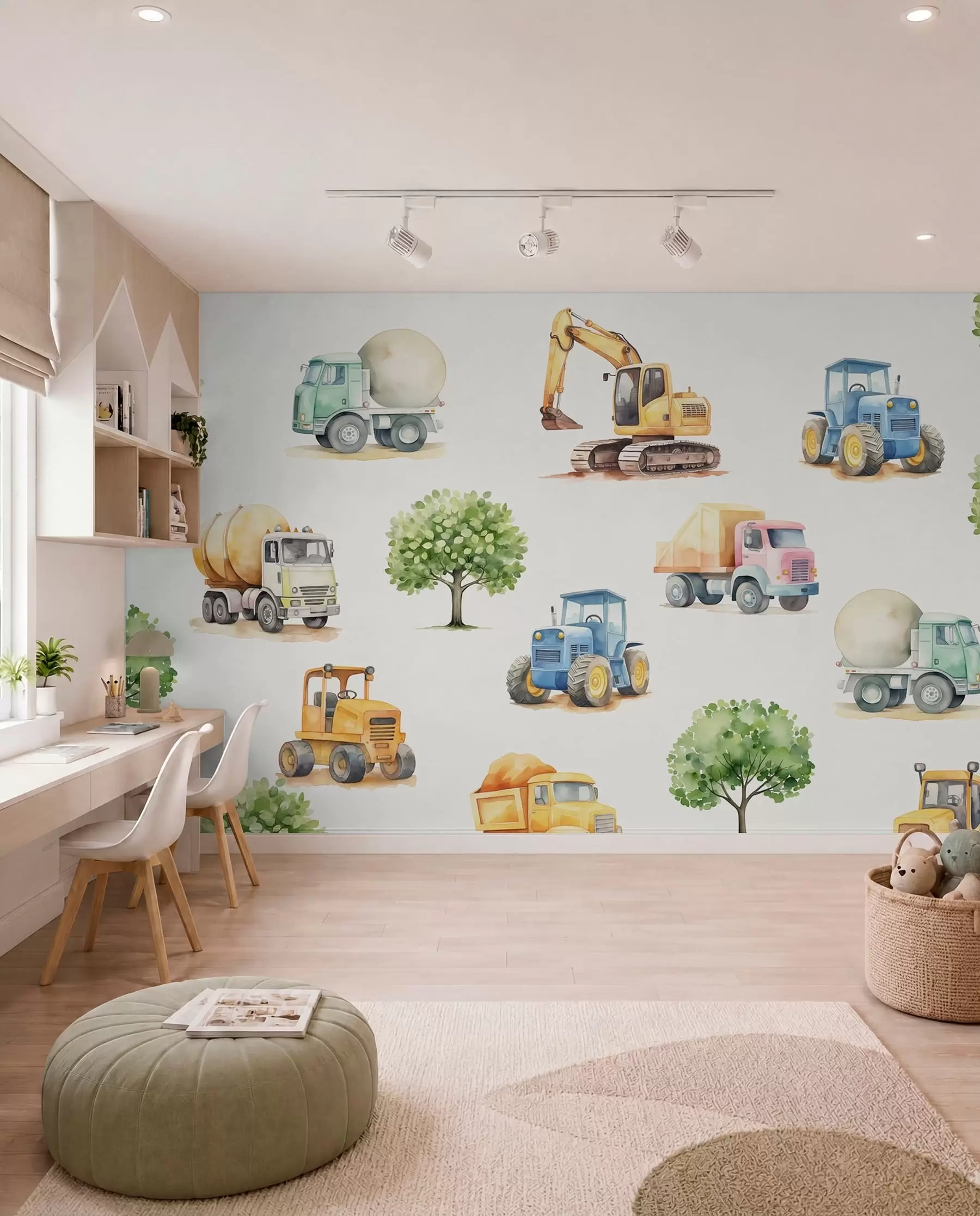 zidne murale Mala građevinska ekipa w05139