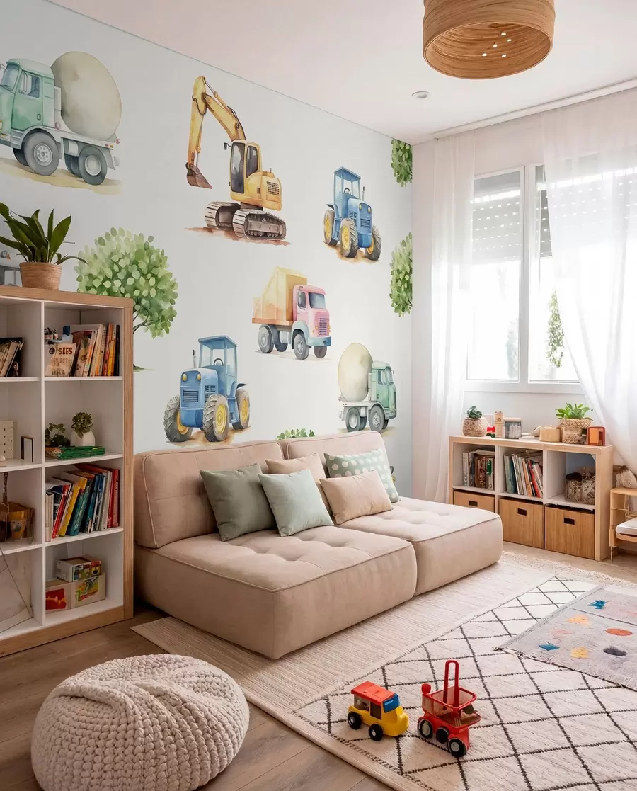zidne murale Mala građevinska ekipa w05139
