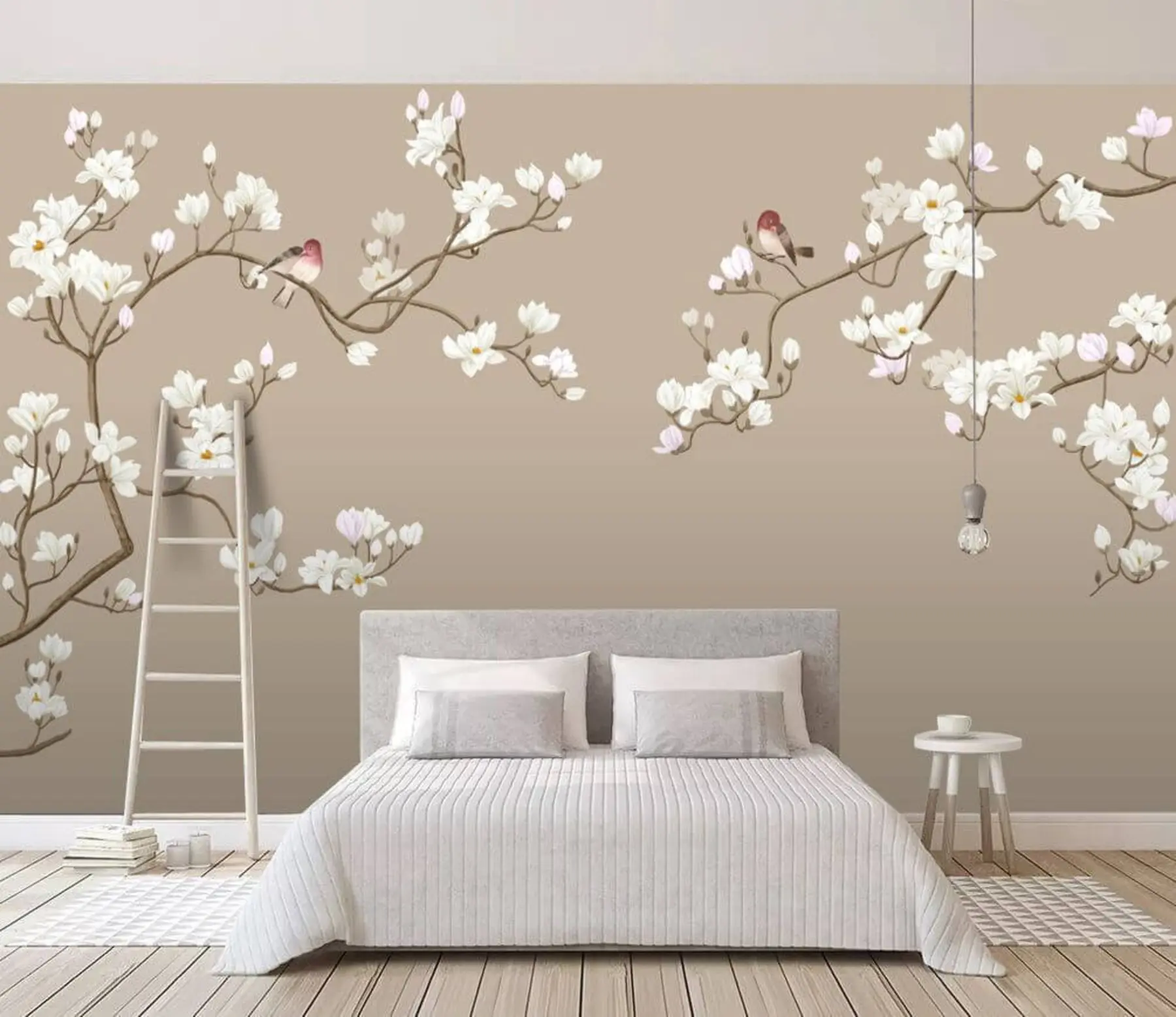 zidne murale Flower, brown e petal u29583