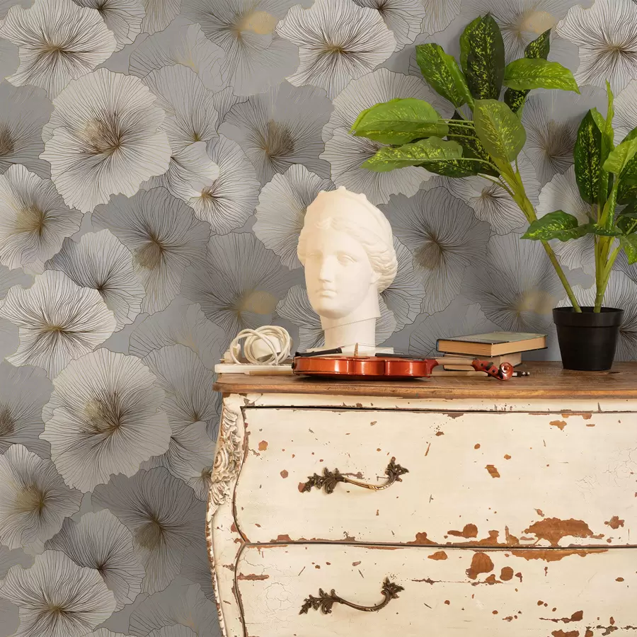 zidne murale Elegantni cvjetni ukrasi a00969