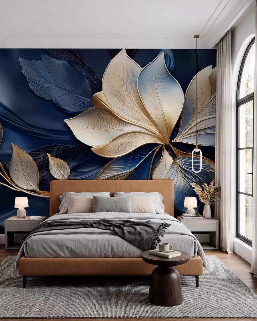 zidne murale Plava harmonija w05012