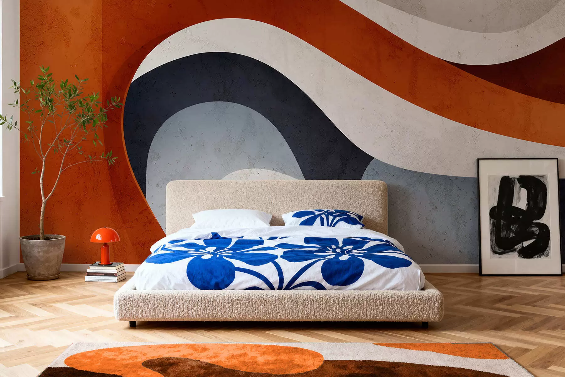 zidne murale Geometrijski prostor w05169