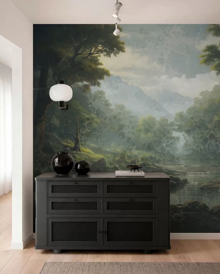zidne murale Šumska tišina w05171