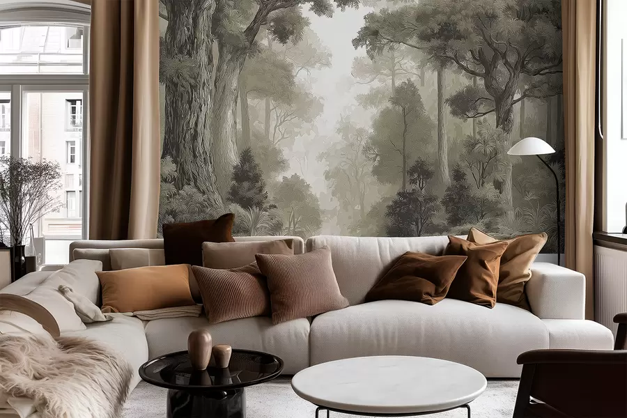 zidne murale Listopadna šuma w05196v1