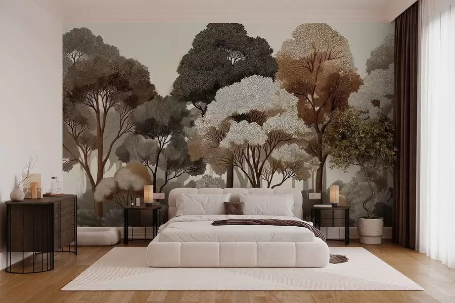 zidne murale Listopadna šuma w05198v1