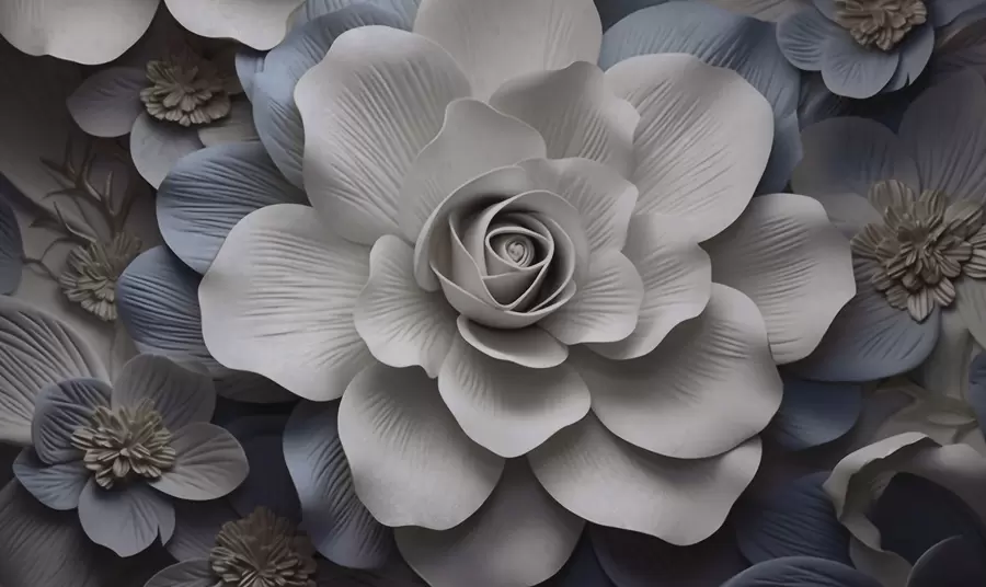 zidne murale Veliki cvijet w09698