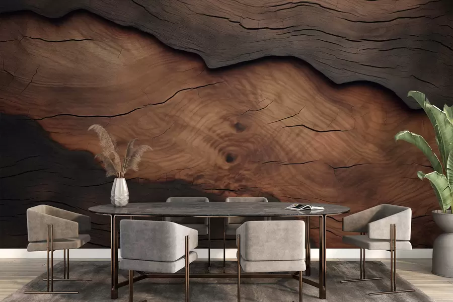 zidne murale Imitacija kore drveta w09705