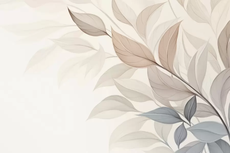 zidne murale Lišće w05227