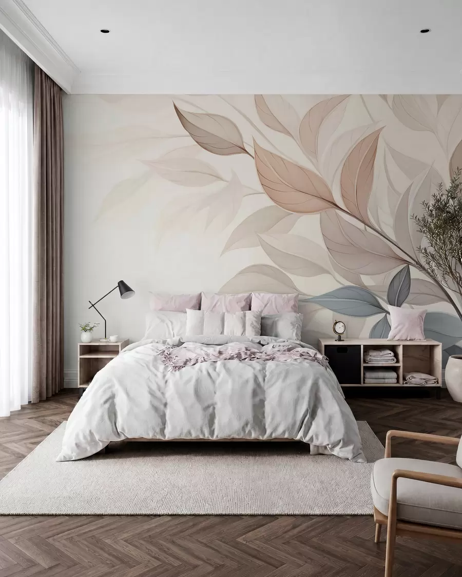 zidne murale Lišće w05227