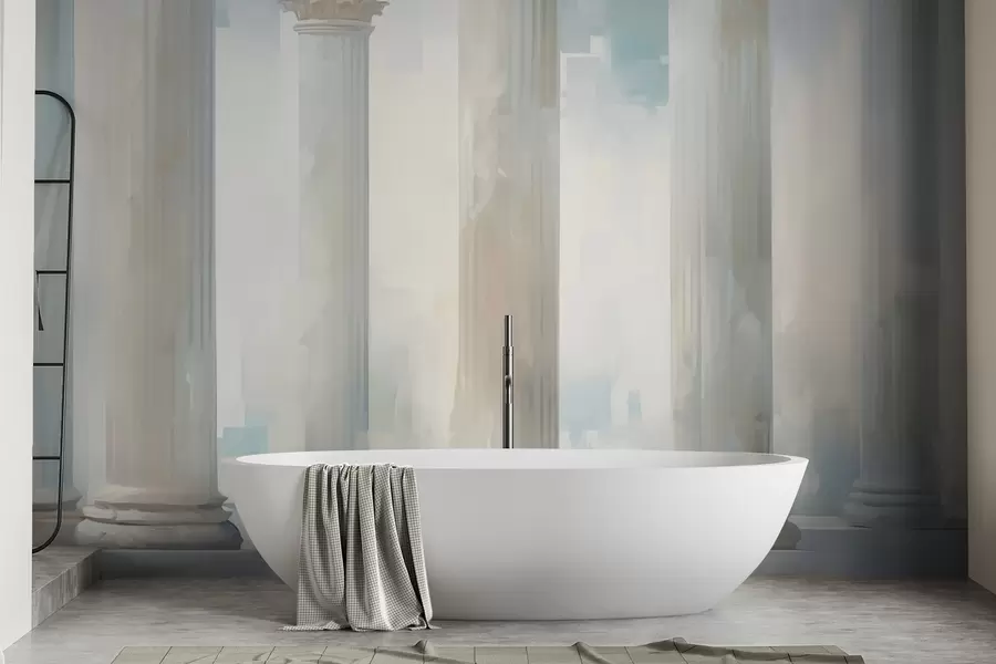 zidne murale Stupci imitacija slikanja w05228