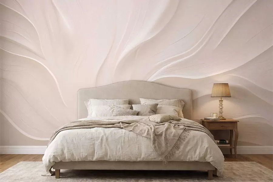 zidne murale Nježni prozirni listovi na grani w05267