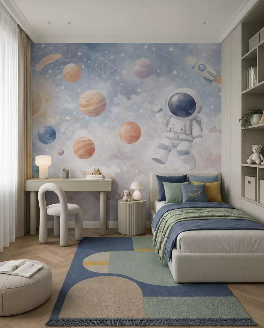 zidne murale Put malog astronauta w05233