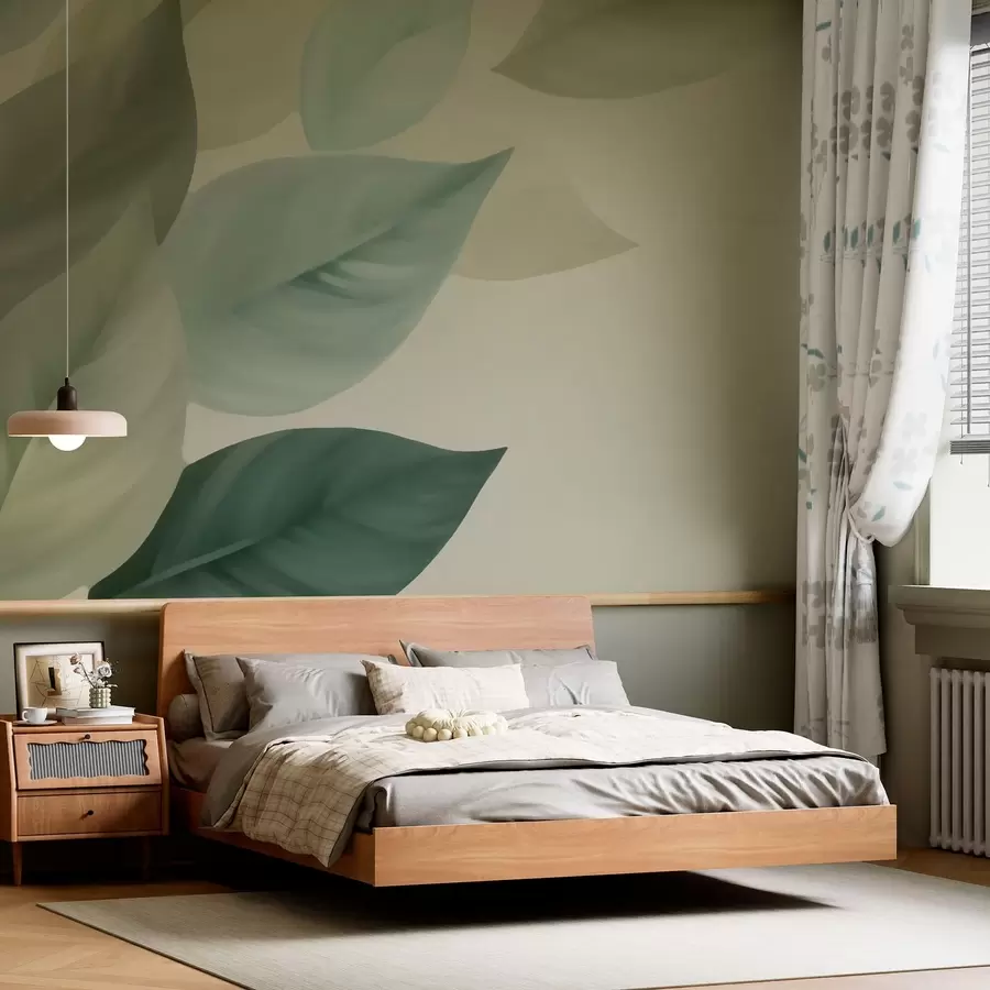 zidne murale Veliki listovi w05107