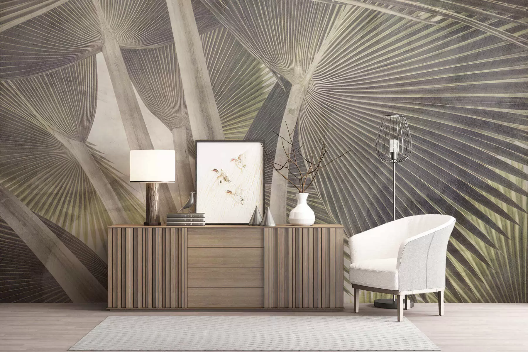 zidne murale Lisnati snovi w05358