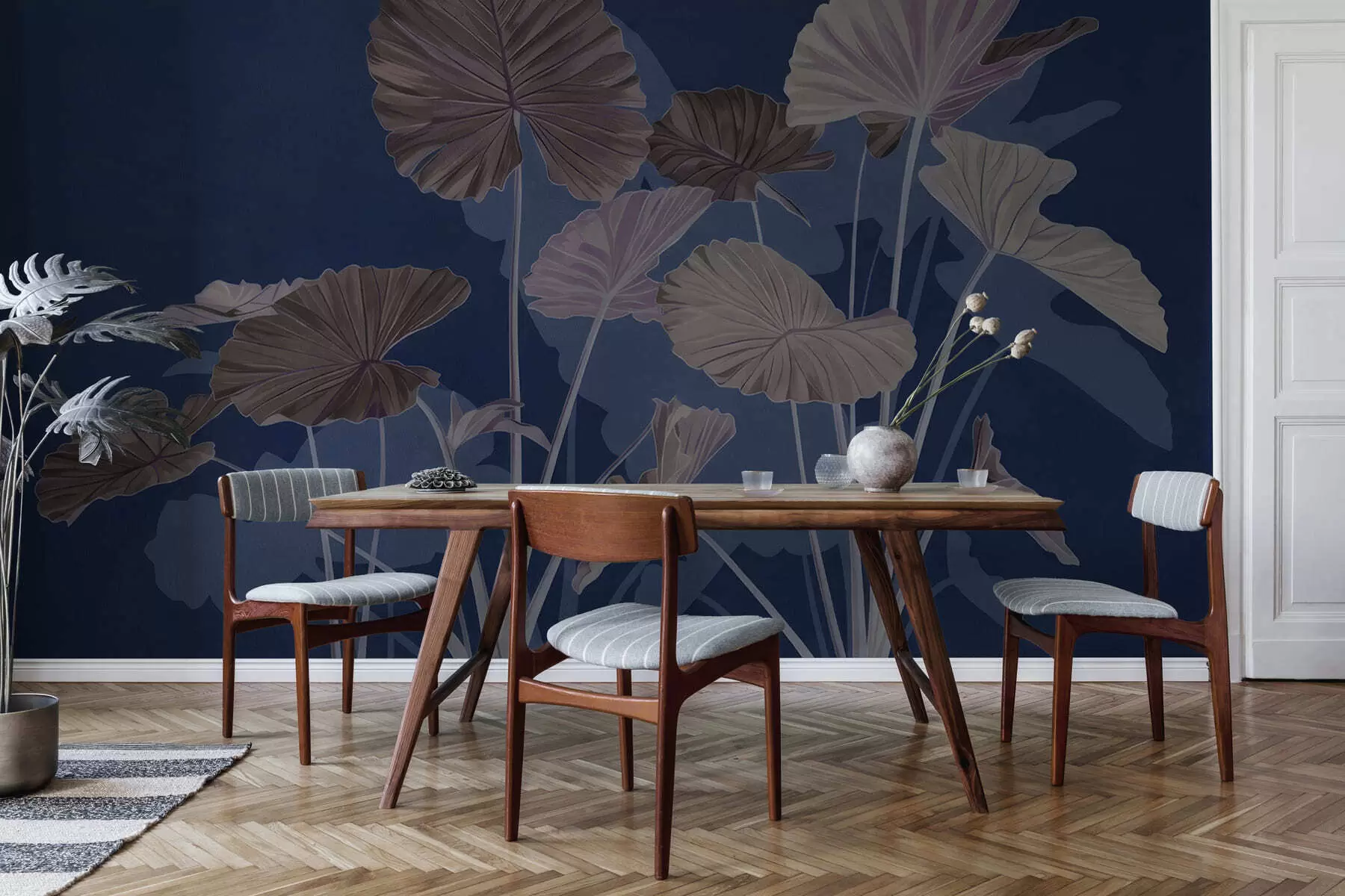 zidne murale Vrt oslikanih lotosa w05364