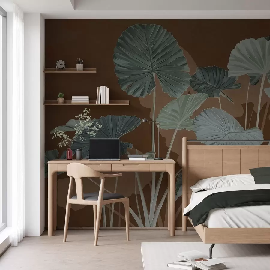 zidne murale Vrt oslikanih lotosa w05364v1