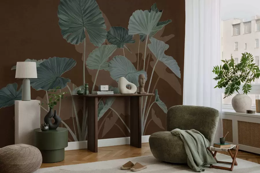 zidne murale Vrt oslikanih lotosa w05364v1