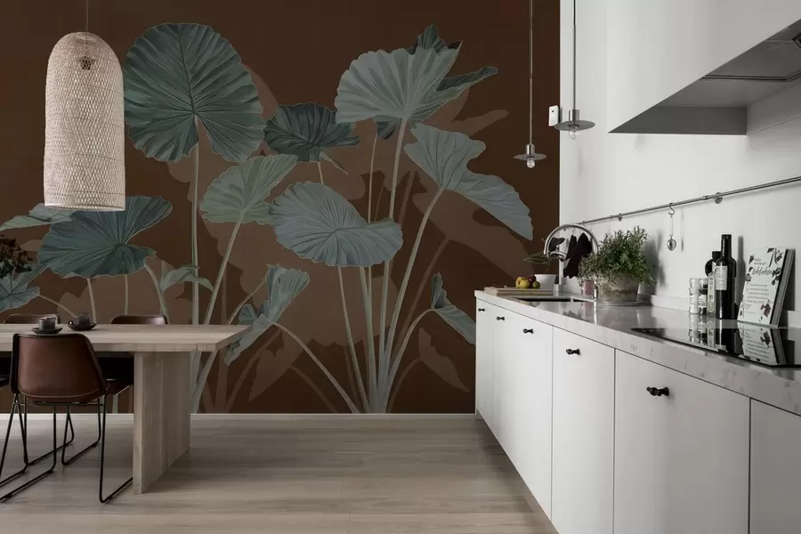 zidne murale Vrt oslikanih lotosa w05364v1