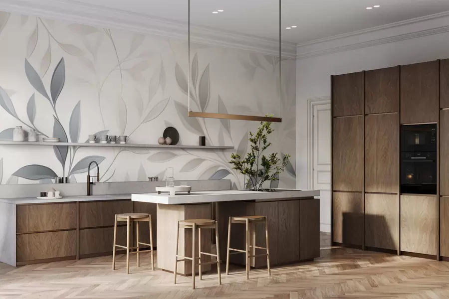 zidne murale Tiho među lišćem w05279