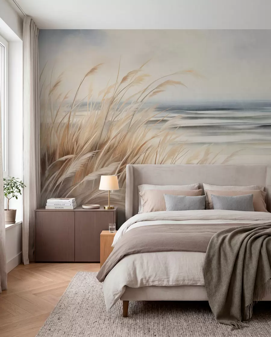 zidne murale Obalne trave w09739