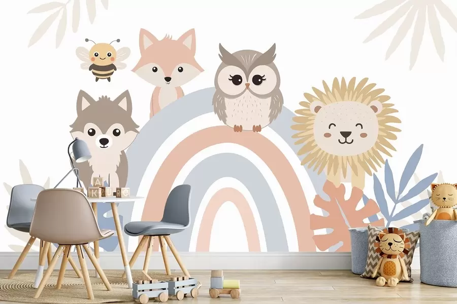 zidne murale Slatke životinje w05399v1