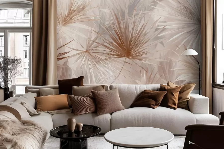 zidne murale Bragea, šiljasti listovi w05405